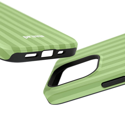 Light Green Stripes Phone Case