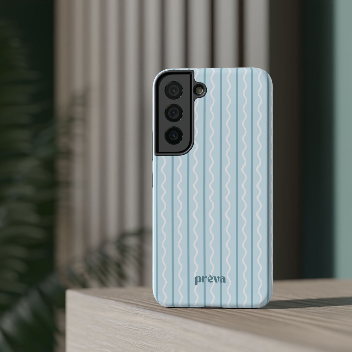 Blue Island Stripes Phone Case