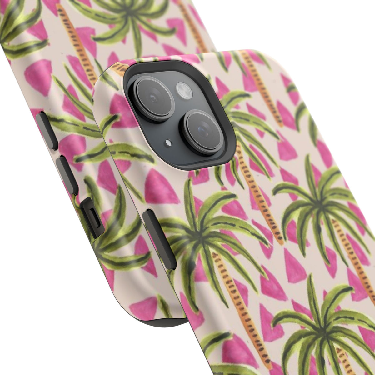 Phone Case — Pink Palm Tree Impact-Resistant Protector
