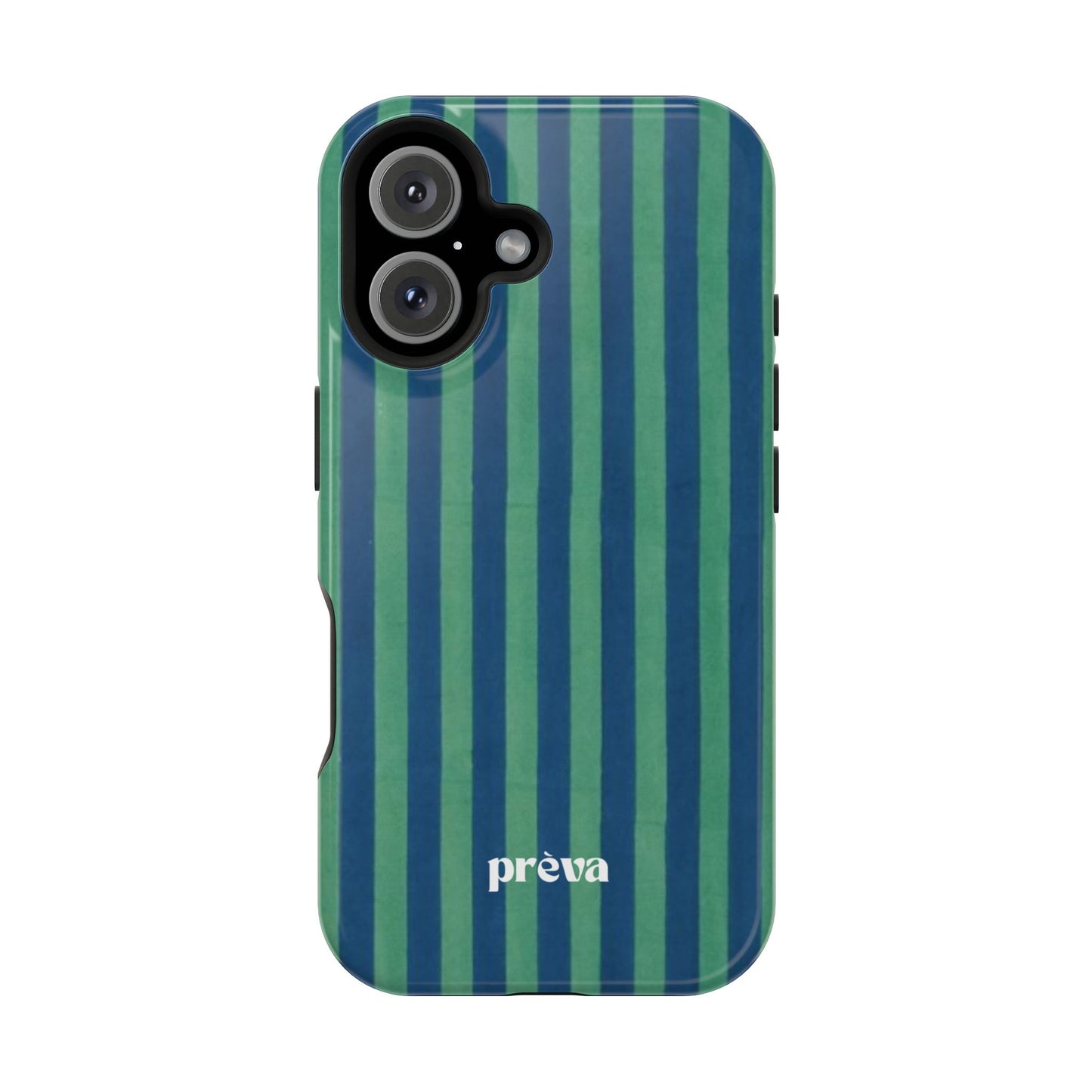 Green & Blue Stripes Phone Case