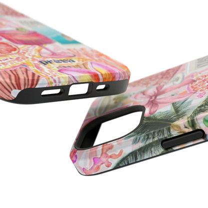 Pink Cocktail Collage Phone Case