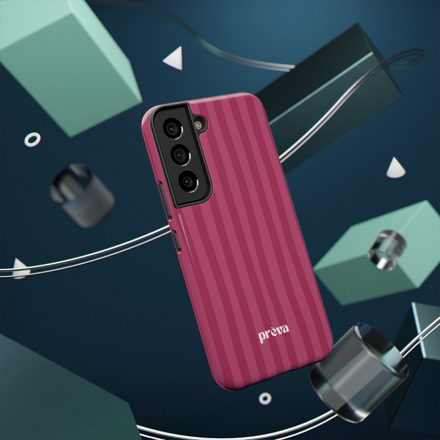 Magenta Stripes Phone Case