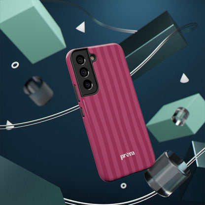 Magenta Stripes Phone Case