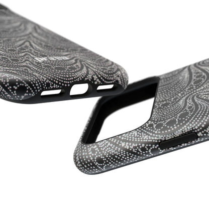 Abstract Midnight Lace Phone Case