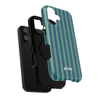 Green & Blue Stripes Phone Case