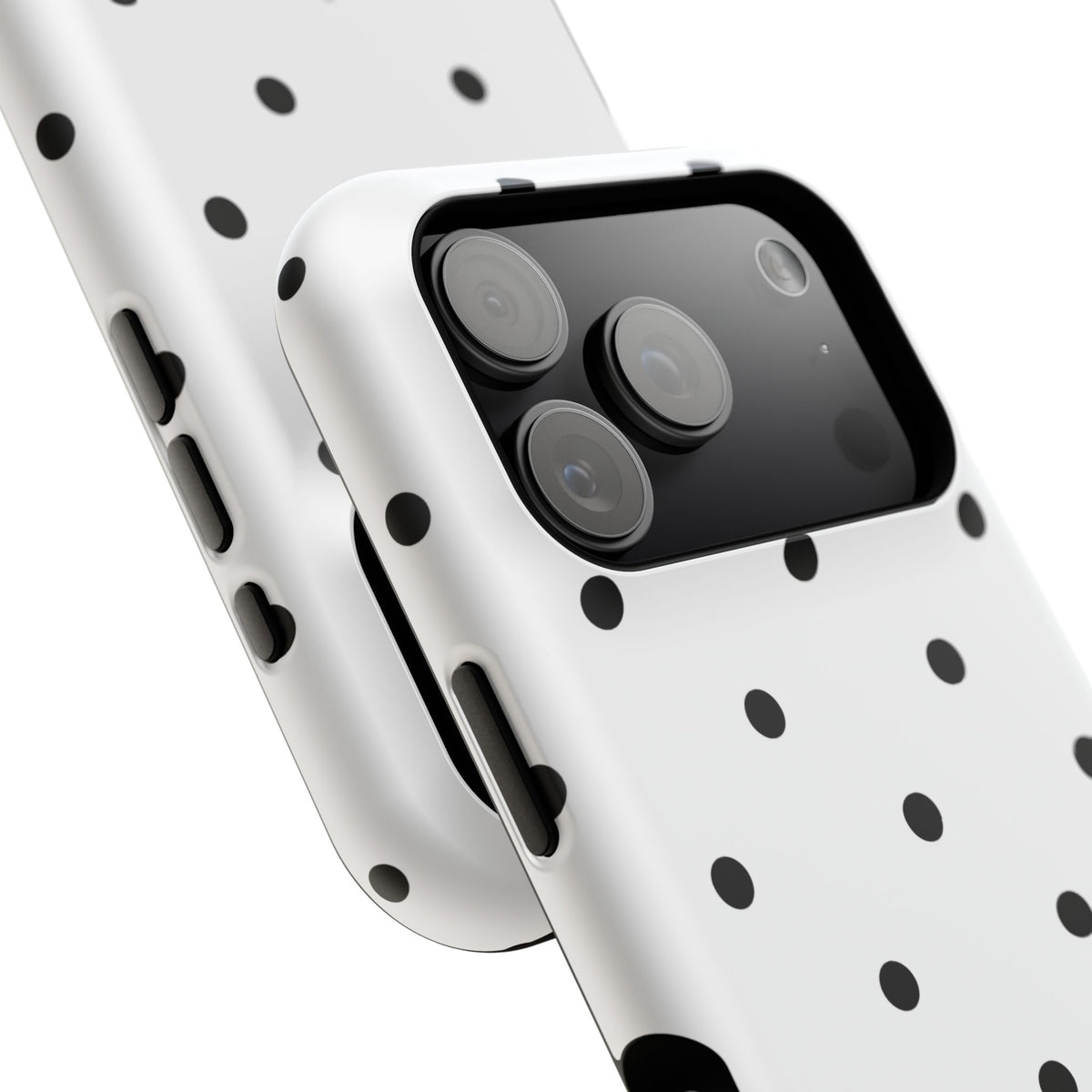 B&W polka dots Phone Case