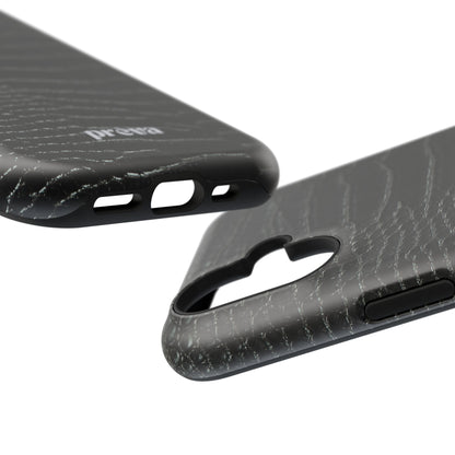 Black Croc Phone Case