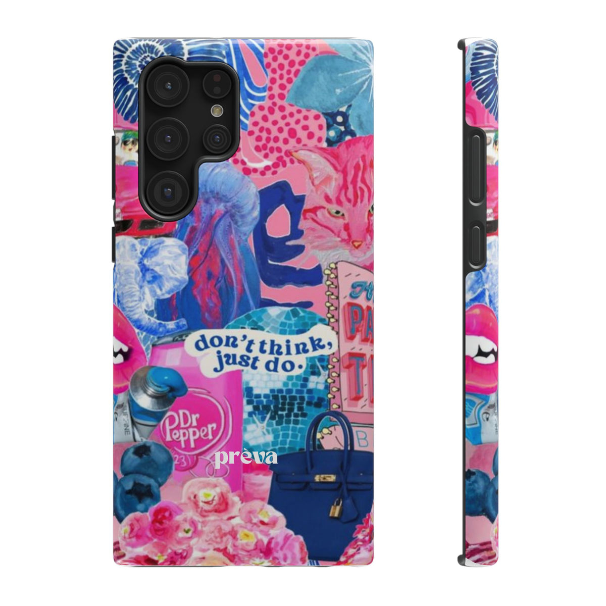Vibrant Galaxy Collage Phone Case