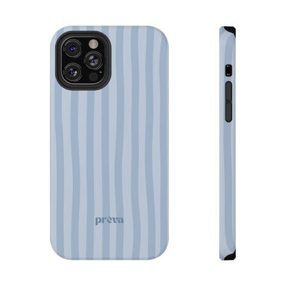 Pastel Blue Stripes Phone Case