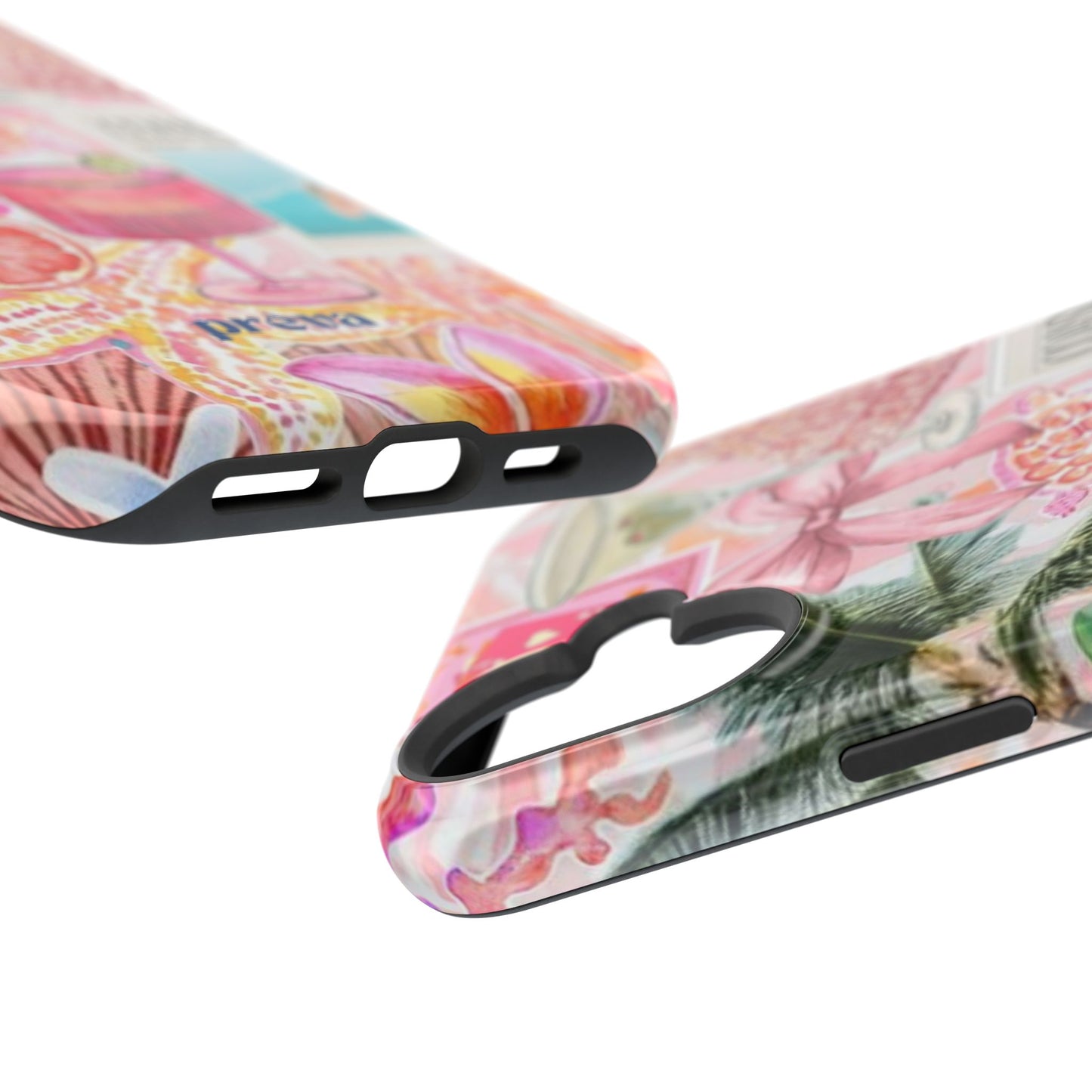 Pink Cocktail Collage Phone Case