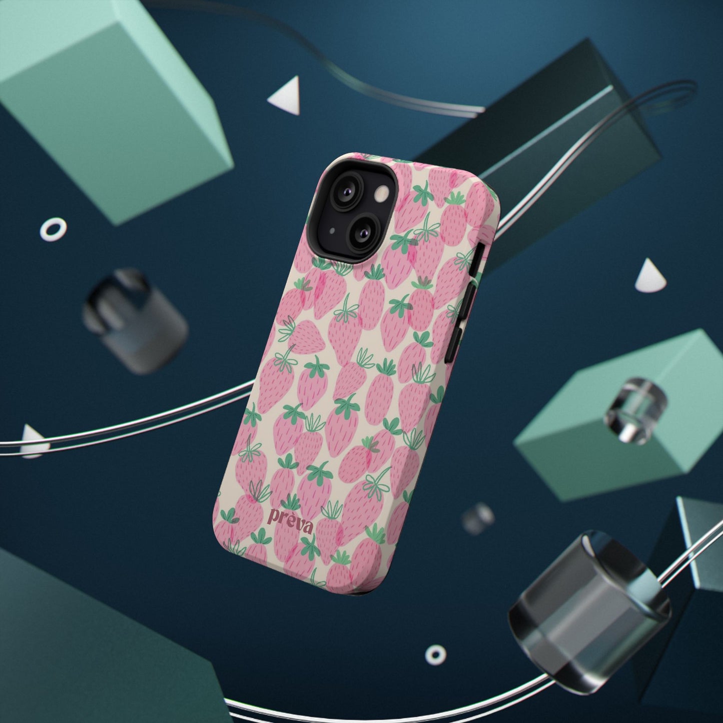 Pink Strawberry Phone Case