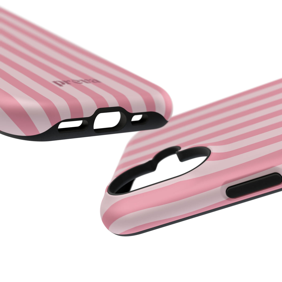 Pink Striped Phone Case