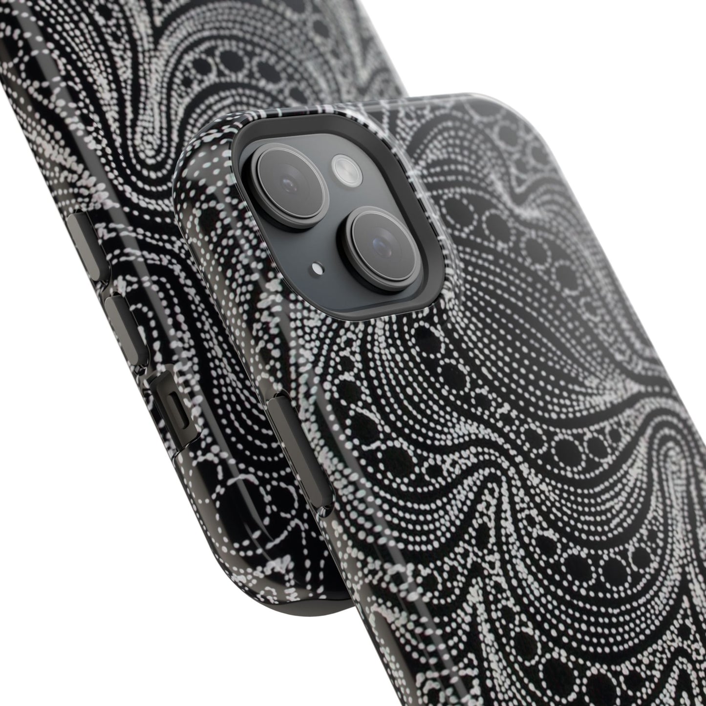 Abstract Midnight Lace Phone Case