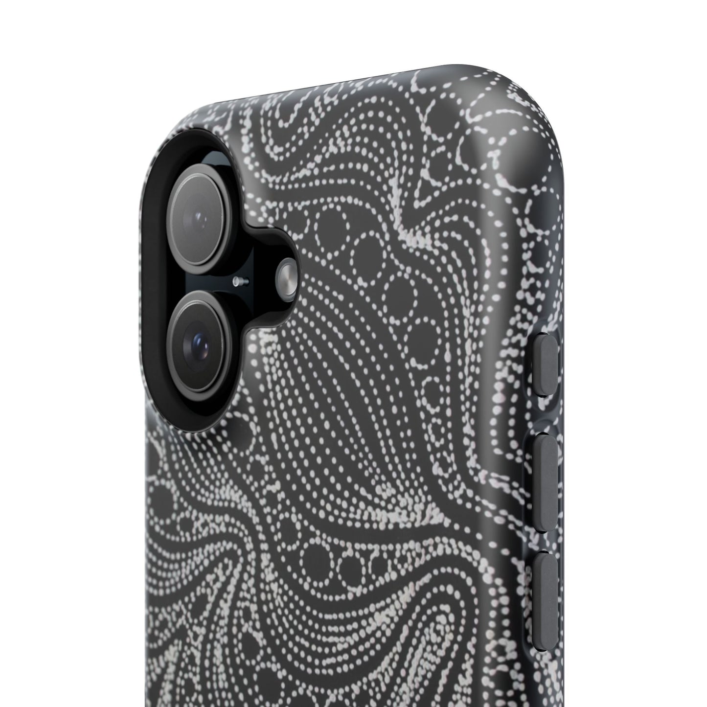 Abstract Midnight Lace Phone Case