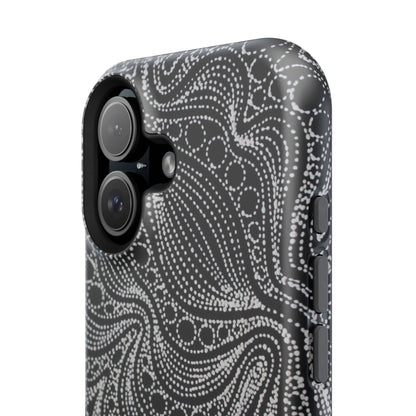 Abstract Midnight Lace Phone Case