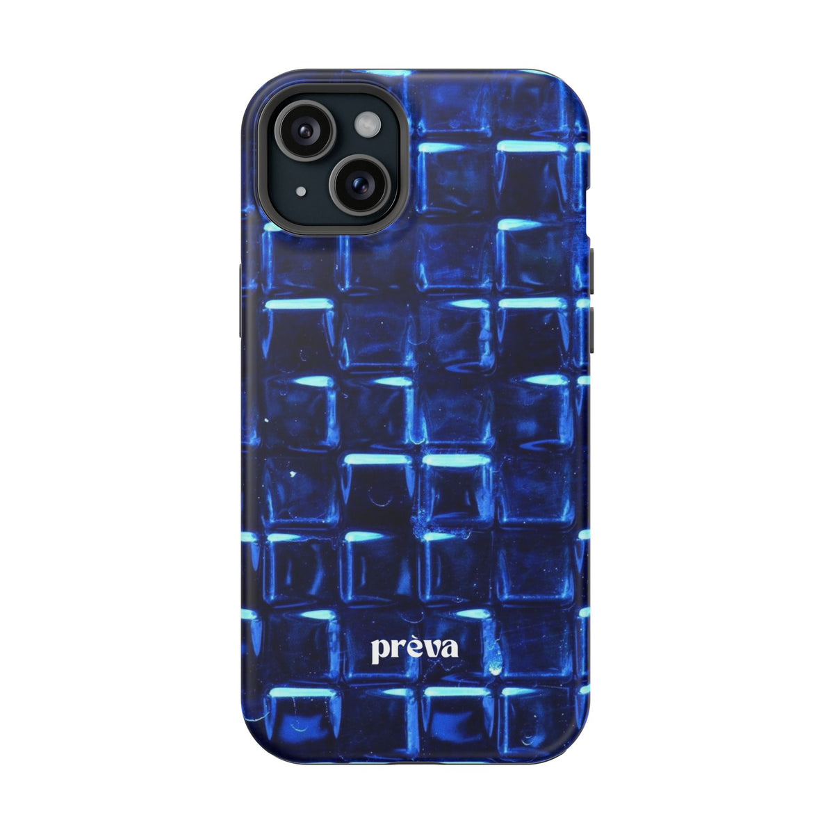 Blue Glass Tile Impact-Resistant Phone Case