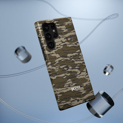 Camo Impact-Resistant Phone Case — Military Green Rugged Protection
