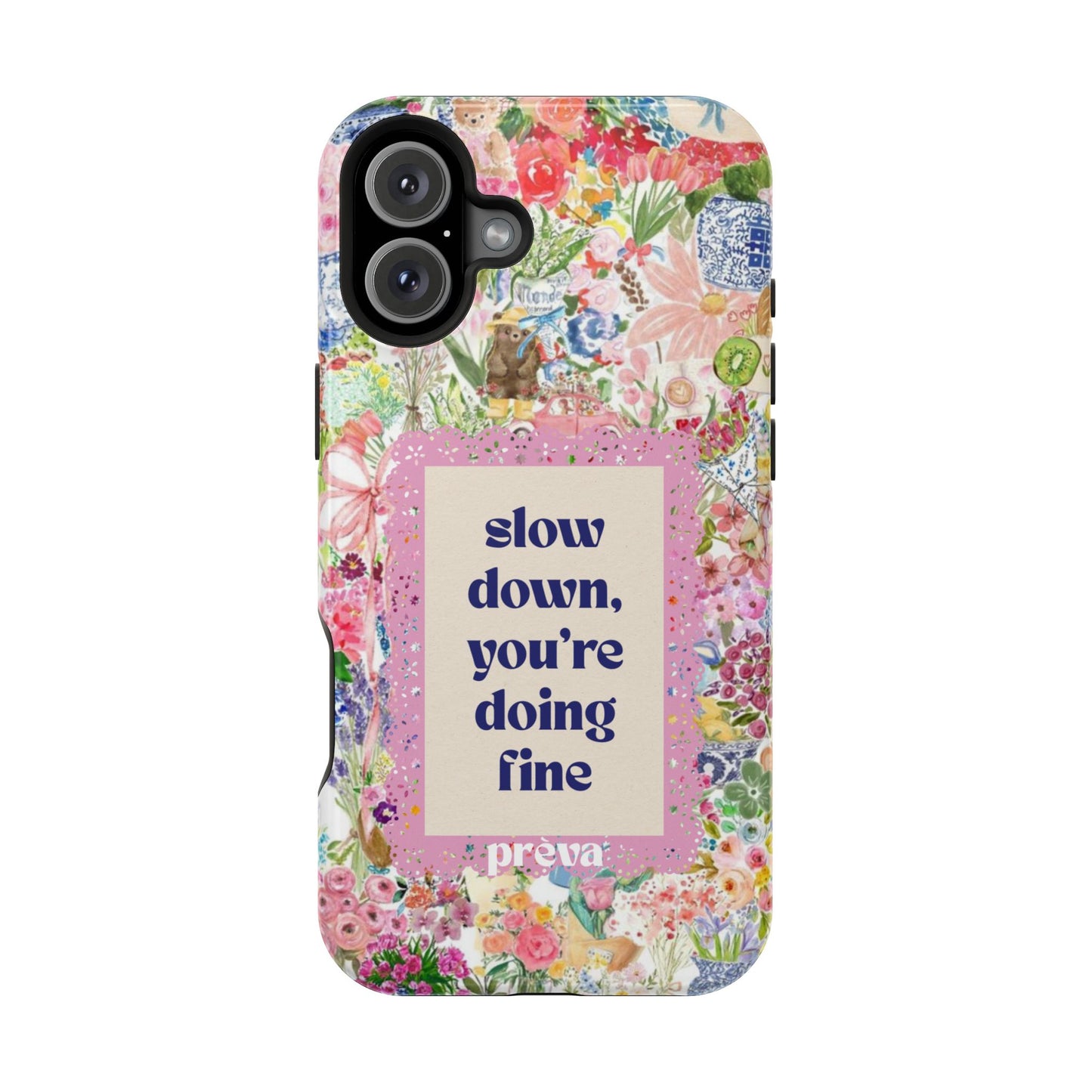 Slow Down Flowers x notsoken Phone Case