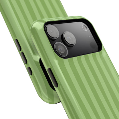 Light Green Stripes Phone Case