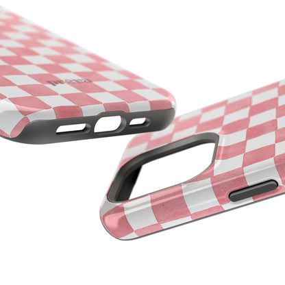 Pink Checkers Phone Case