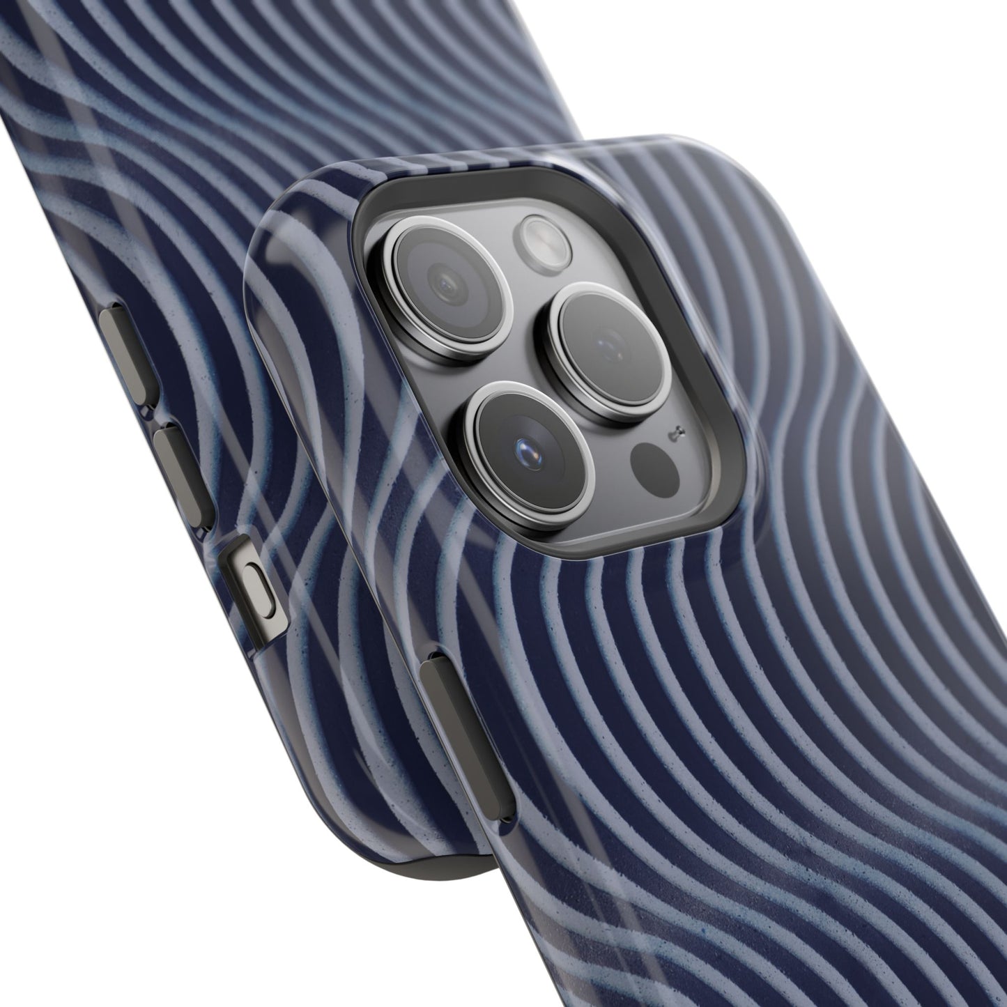 Wavy Navy Phone Case