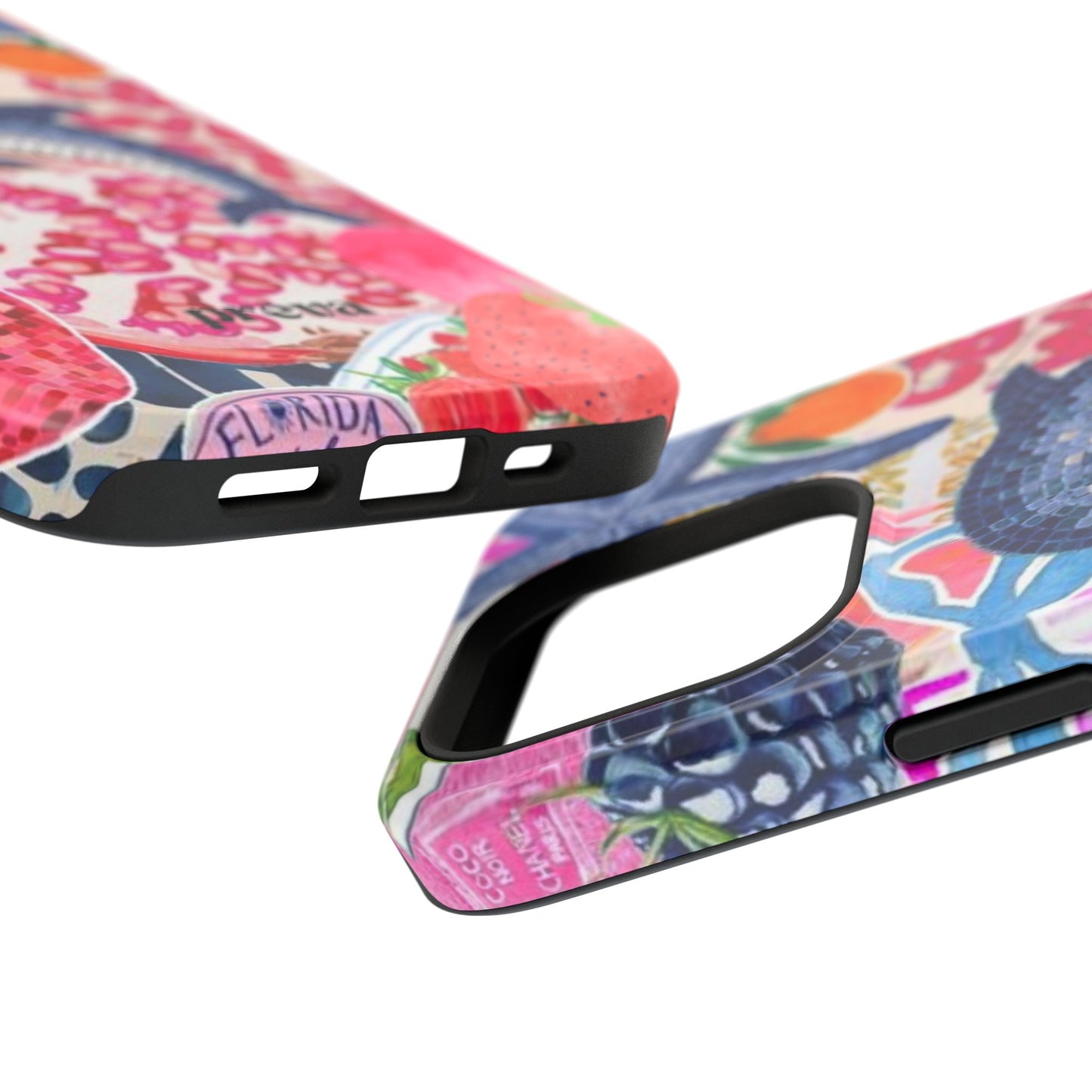 Dolphin Tropics Collage Phone Case