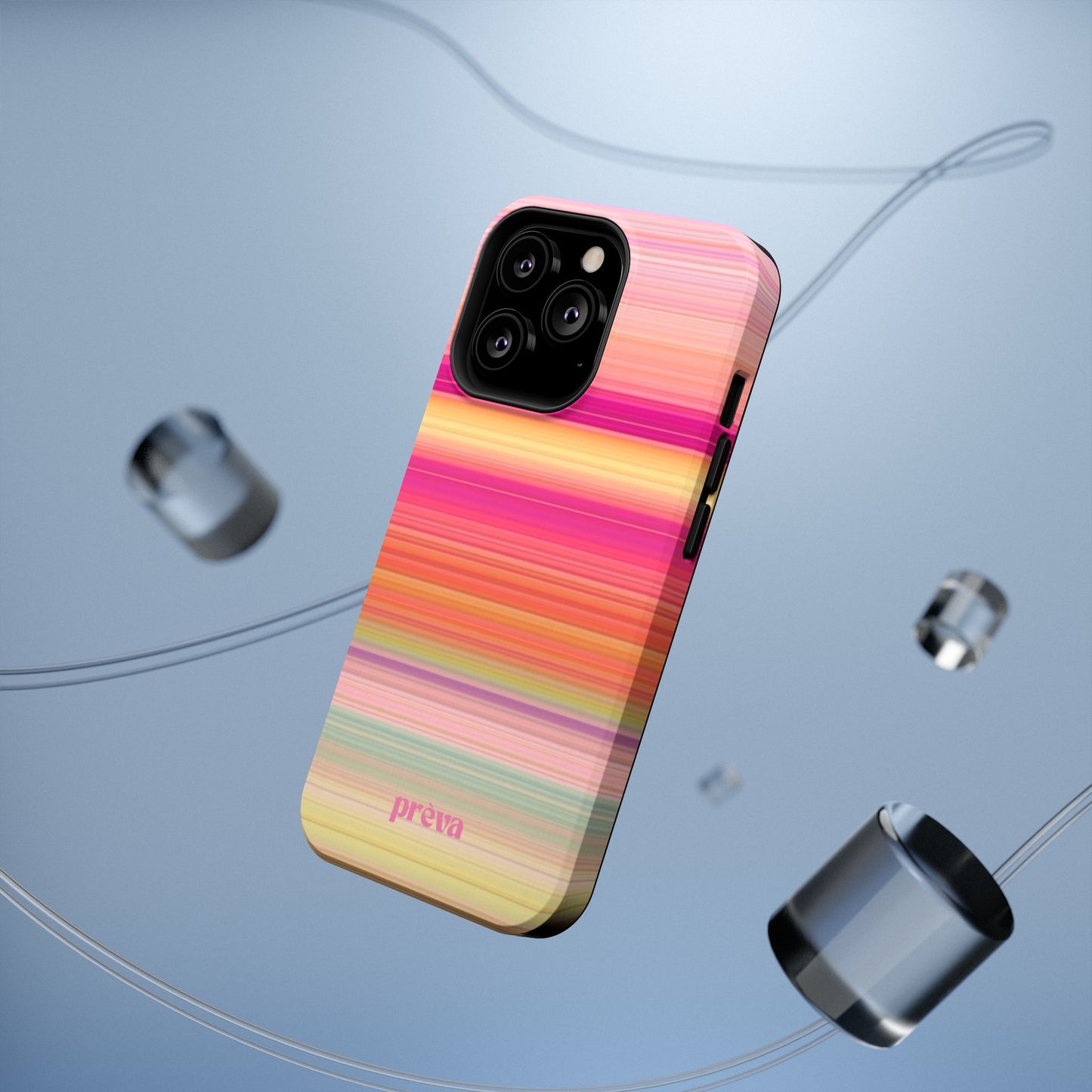 Pastel Stripe Rays Phone Case