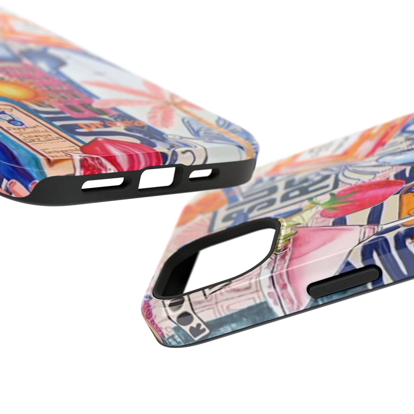 Tropical Beach Collage Phone Case