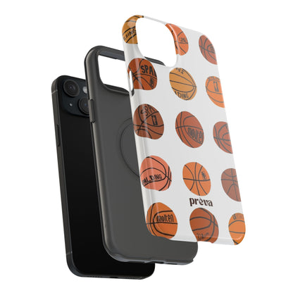 White Basketball Phone Case