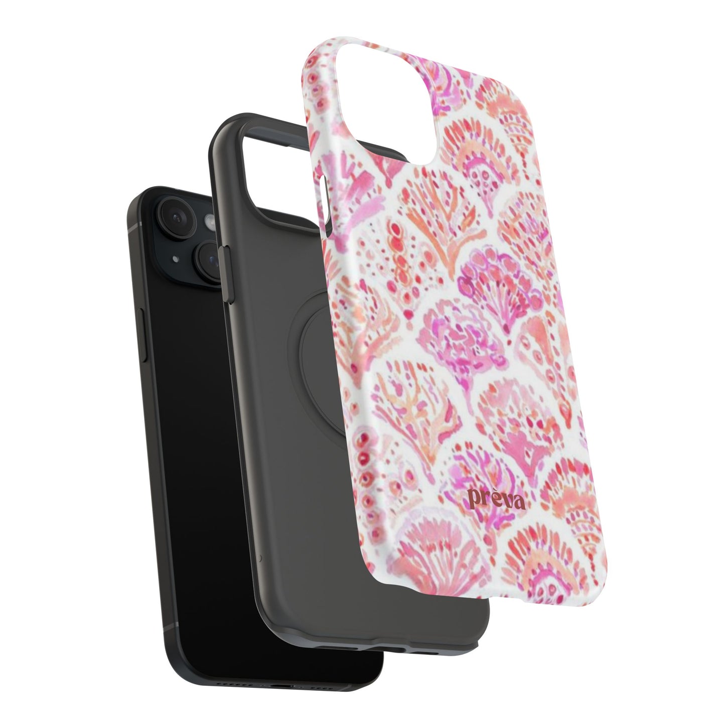 Pink Shell Watercolor Phone Case