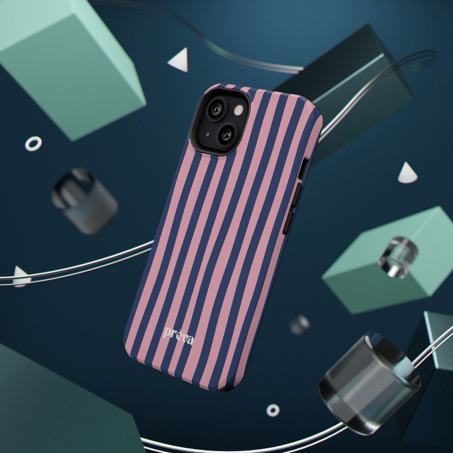 Blue and Pink Stripes Case