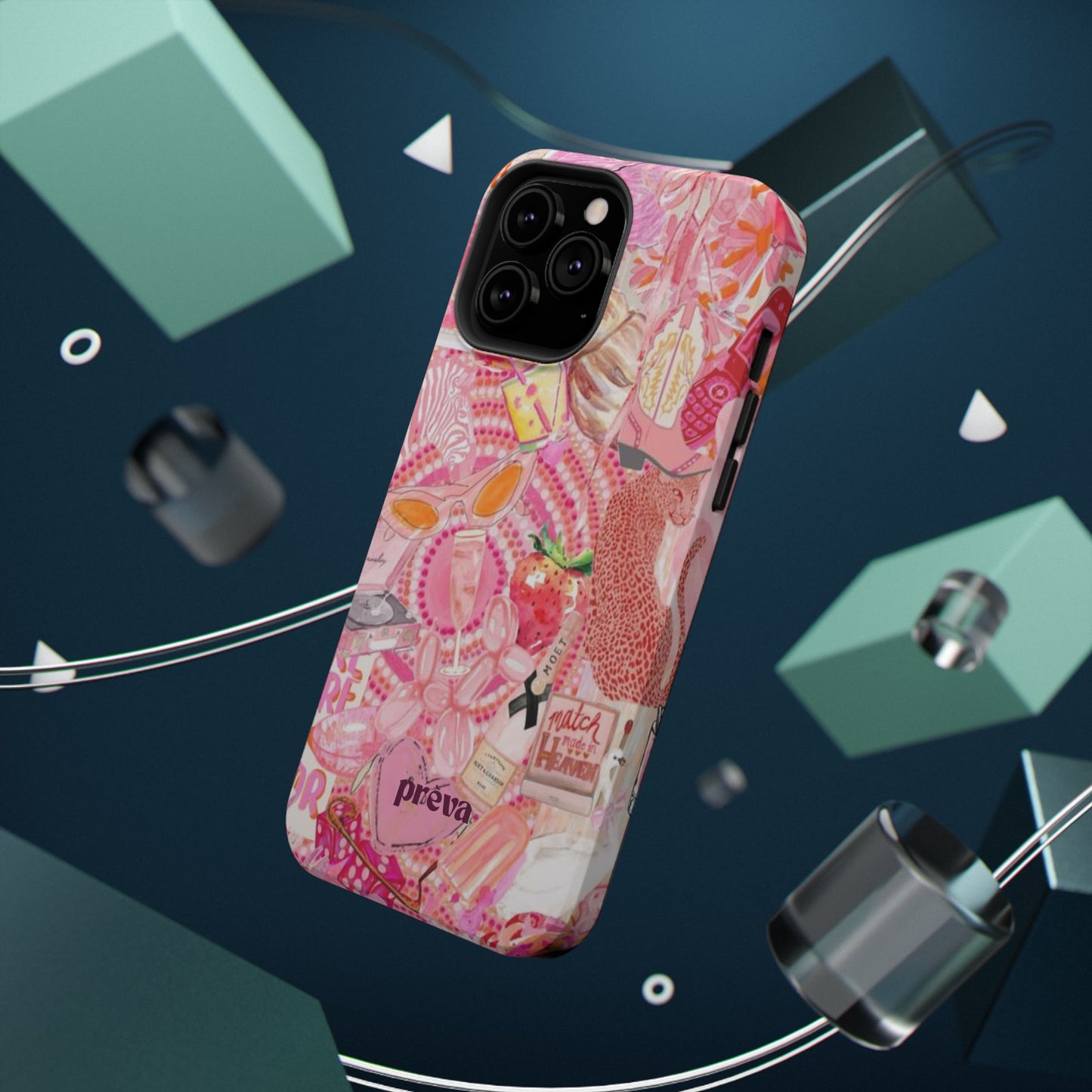Pink Collage Phone Case