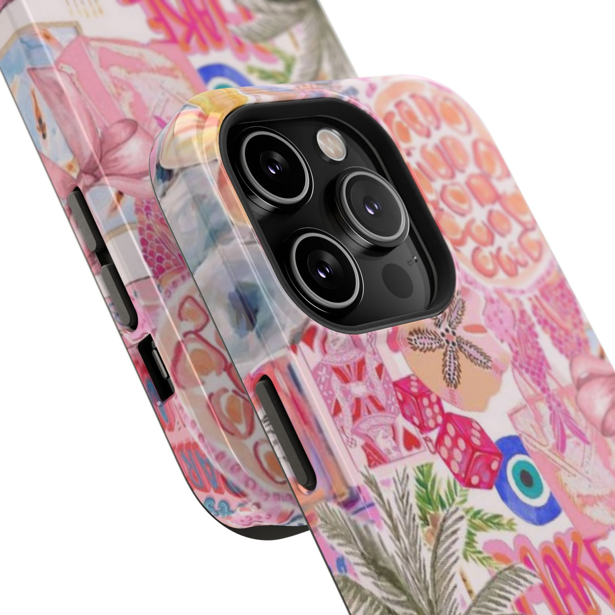 Pink Tropical Collage Phone Case