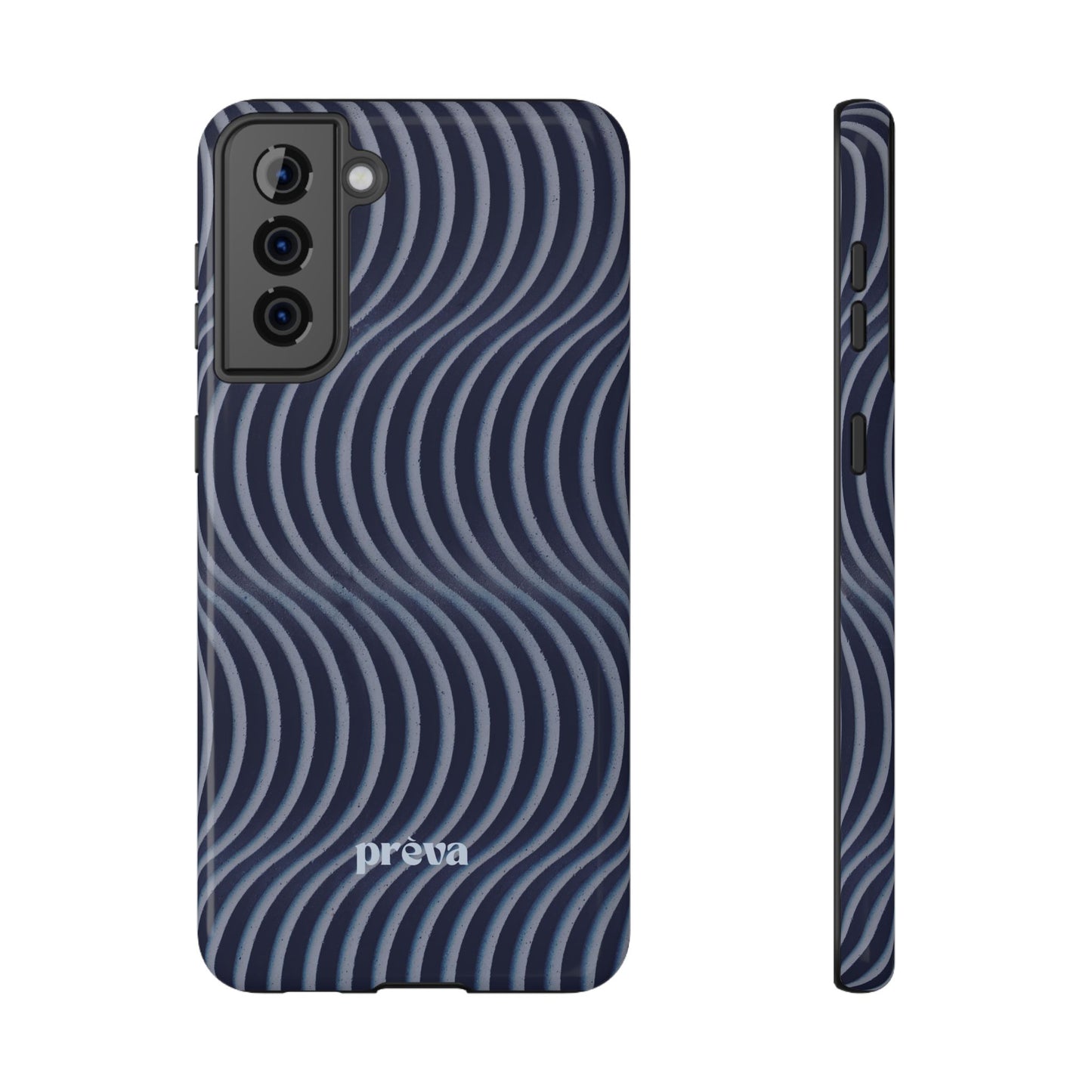 Wavy Navy Phone Case