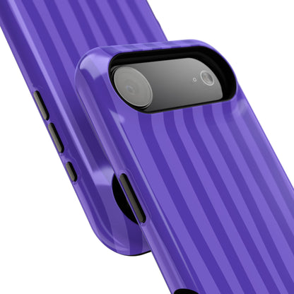 Dark Purple Stripes Phone Case