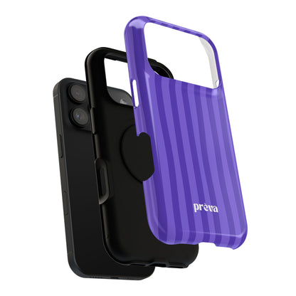 Dark Purple Stripes Phone Case