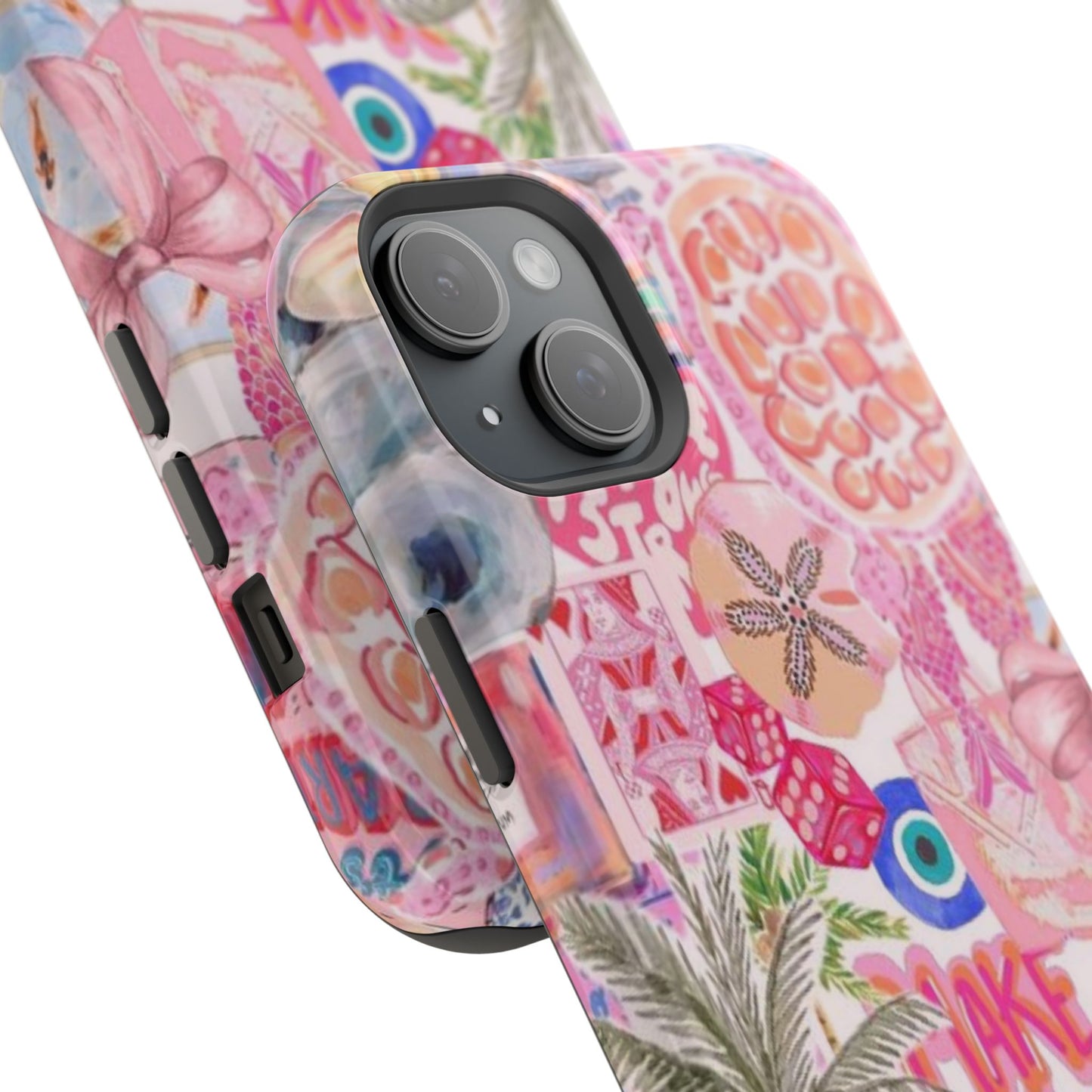 Pink Tropical Collage Phone Case
