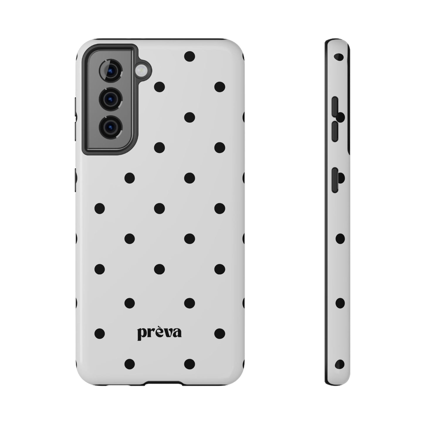 B&W polka dots Phone Case