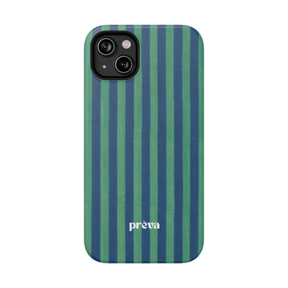 Green & Blue Stripes Phone Case