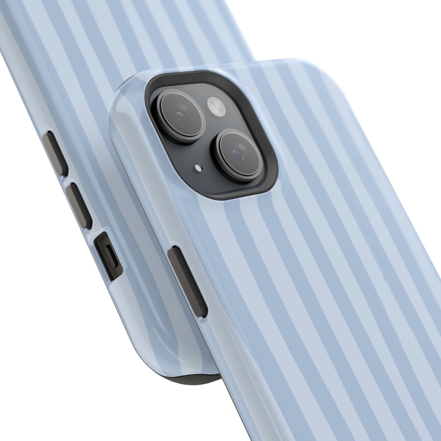 Pastel Blue Stripes Phone Case