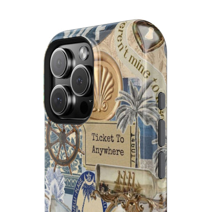 Neutral Travel Collage Phone Case