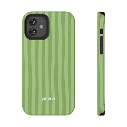 Light Green Stripes Phone Case