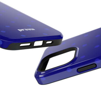 Dark Blue Polka Dots Phone Case