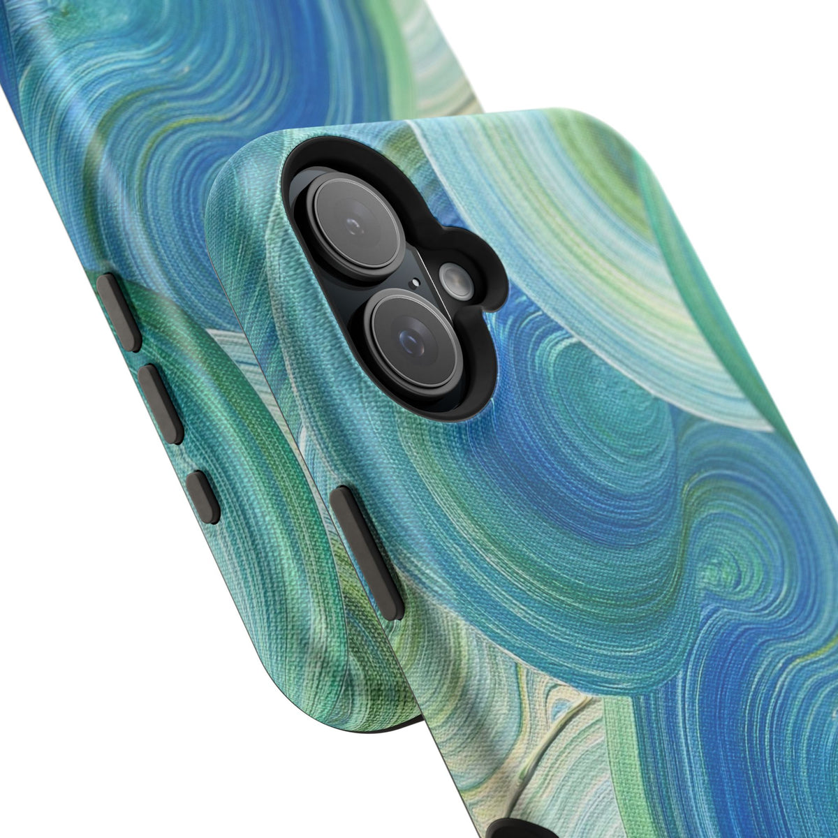 Swirling Ocean Impact-Resistant Phone Case