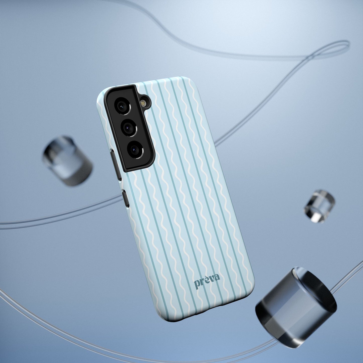 Blue Island Stripes Phone Case