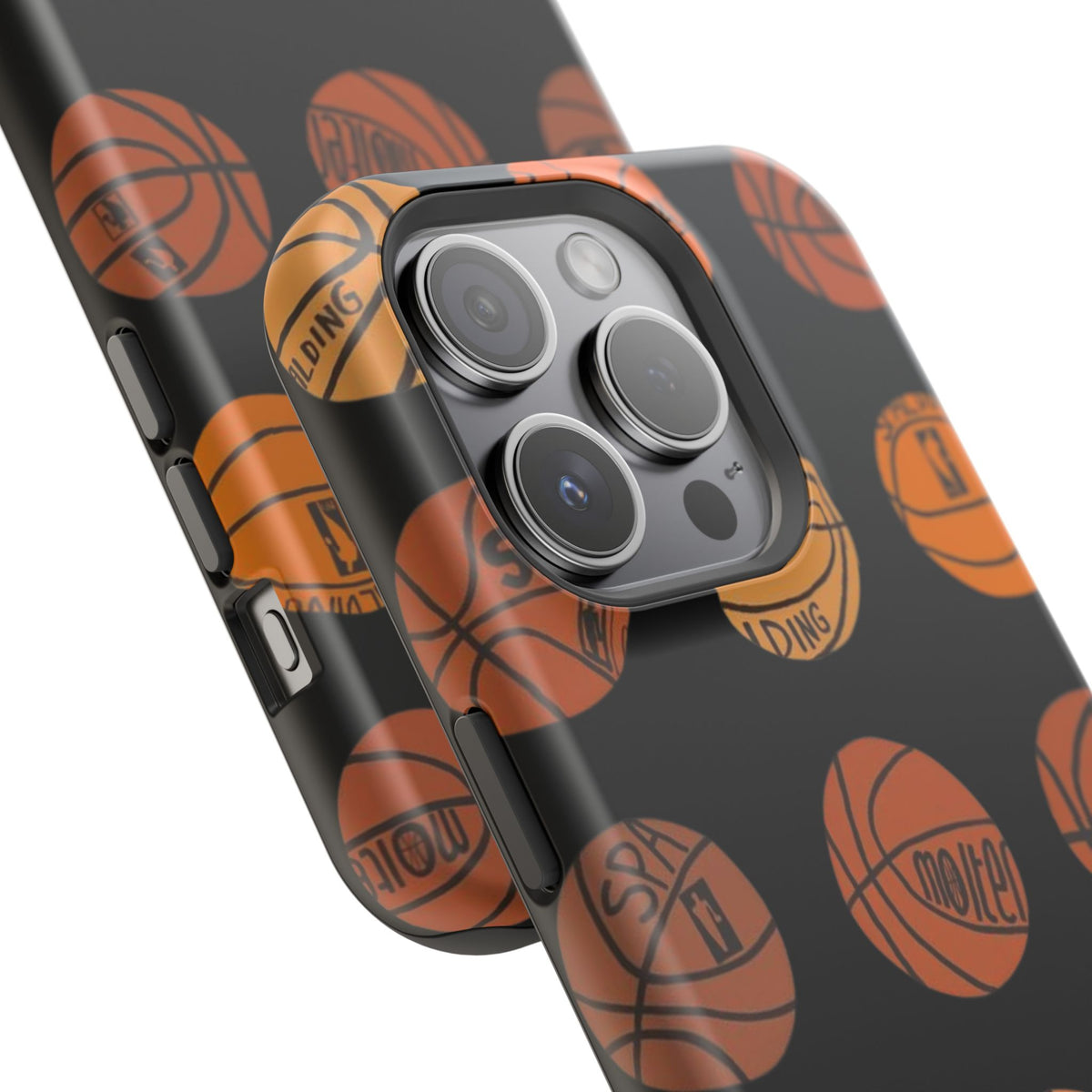 Black Basketball Phone Case