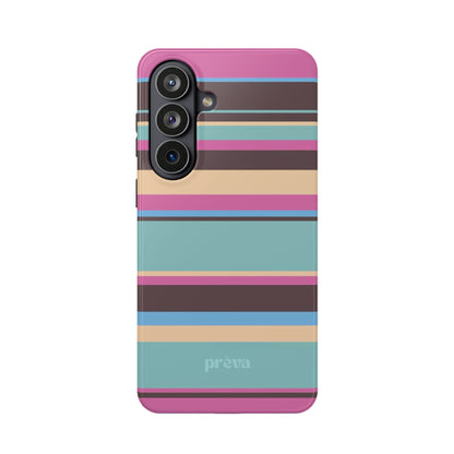 Cocoa Palm Stripes Phone Case