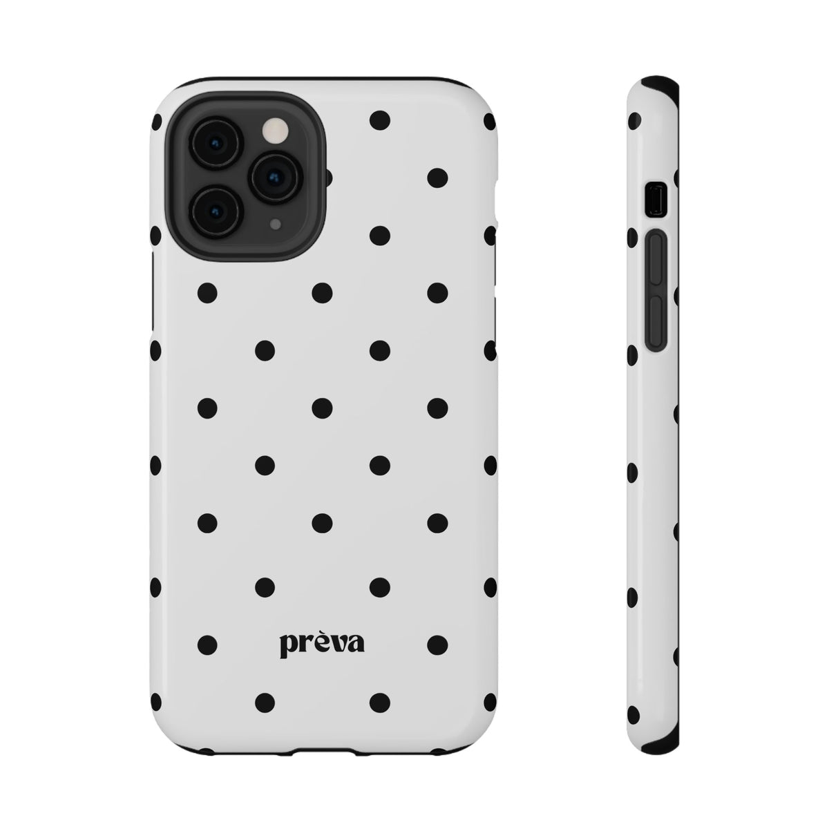 B&W polka dots Phone Case