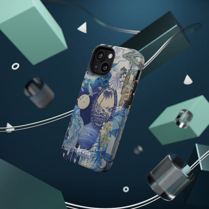 Blue Night Collage Phone Case