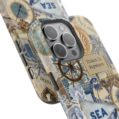 Neutral Travel Collage Phone Case